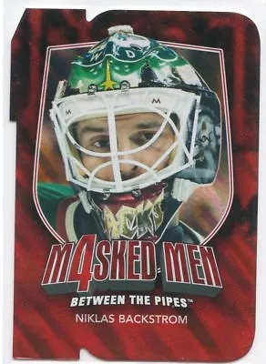 11/12 Between The Pipes Masked Men 4 Die-cut Mask #mm-03 Niklas Backstrom *49577 • $2.99