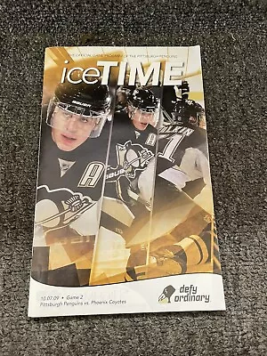 Evgeni Malkin Pittsburgh Penguins Icetime Program 10/07/2009 Mellon Arena • $3.99