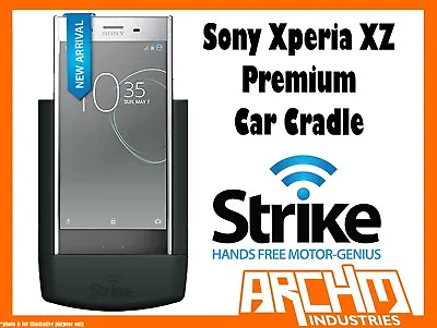$149 • Buy Strike Alpha Car Cradle Built-in Charger Secure Hold For Sony Xperia Xz Premium