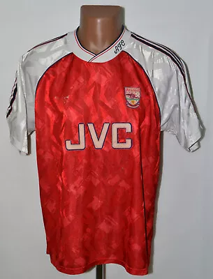 £95.99 • Buy Arsenal London 1990/1991/1992 Home Football Shirt Jersey Adidas Size L Adult