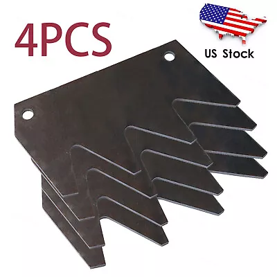 4X Steel Manure Spreader Paddle 4 Notch H-Frame Fits John Deere 450 660 680 • $33.99