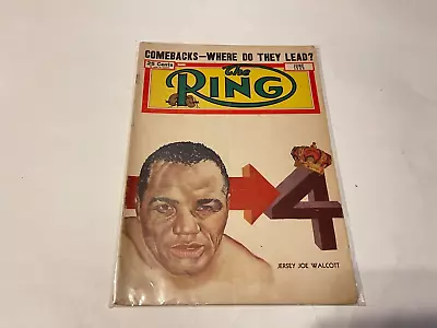 VINTAGE BOXING The RING MAGAZINE JUNE 1950 - JERSEY JOE WALCOTT Cover - Complete • $11.04