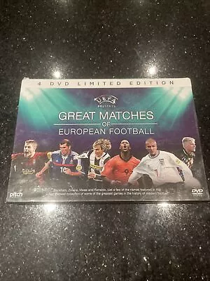 UEFA Great Matches Of European Football ...  4 DVD Limited Edition  • £8