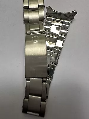 $435 • Buy GENUINE VINTAGE ROLEX Oyster Rivet Steel Bracelet - Ends 357 -19mm