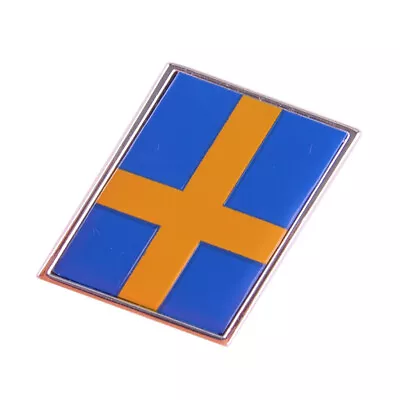 1x Sweden Flag Emblem Badge Sticker Fit For Volvo V60 C40 S60 XC60 S90 • $7.77