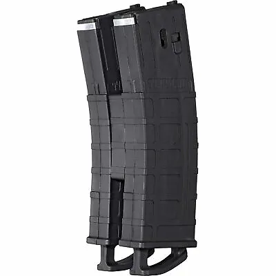 Tippmann TMC Black 20 Ball Magazine With Coupler 2 Pack Mag Fed Paintball Magfed • $42.95