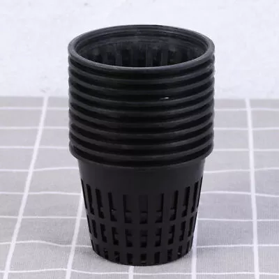  40 Pcs Plastic Hydroponic Net Cup Wide Lip Basket Aquaponics Cups • $23.19