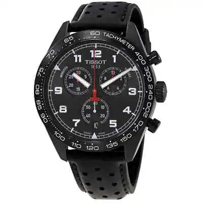 Tissot PRS 516 Chronograph Quartz Black Dial Men's Watch T131.617.36.052.00 • $299.98