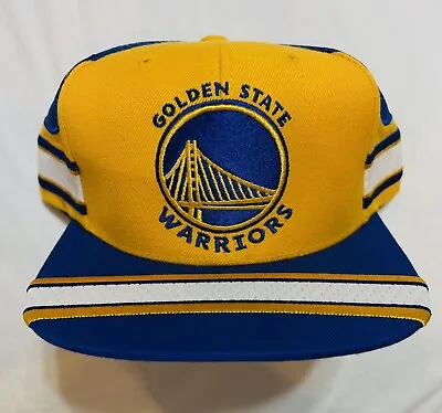 Exclusive Mitchell & Ness Golden State Warriors NBA Snapback Mesh Sides & Logos • $69