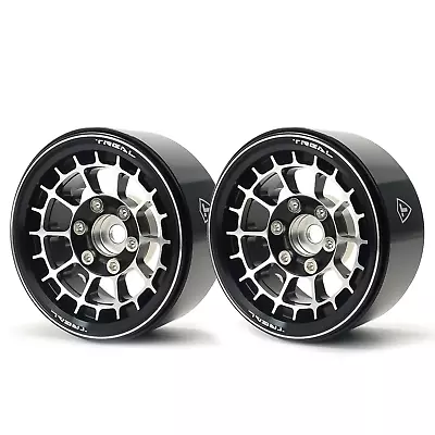 TREAL 1.9 Wheels Beadlock Wheel Rims(2) For 1:10 RC Crawler Trucks Type A • £31.90