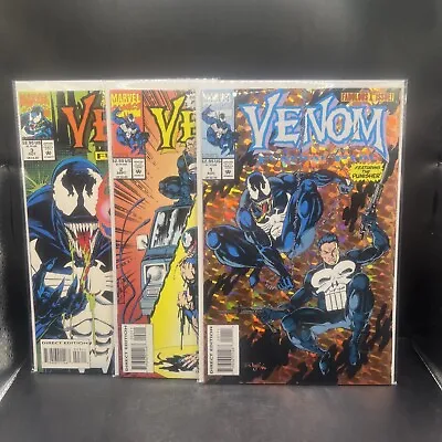 Venom Funeral Pyre #’s 1 2 & 3 Complete Full Set (1993 Marvel) (B39)(3) • $14.99