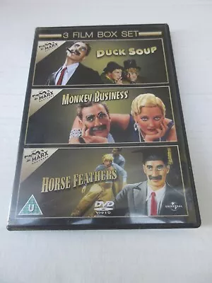 3 Marx Brothers Films DVD Box Set • £3.95