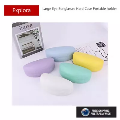 $15 • Buy Large Size Sunglasses Eyeglasses Metal Hard Case - Different Colours Available