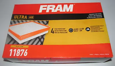 Original FRAM Ultra Air Premium Air Filter Compatible With Audi VW # 11876 NEW • $11.95