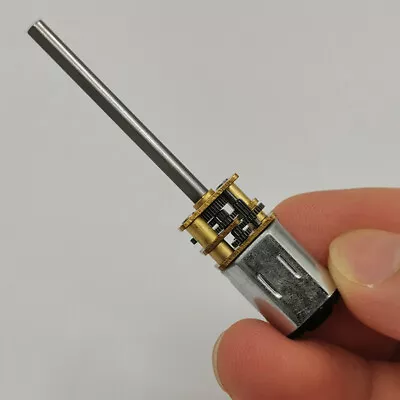 DC3V 5V 6V 54RPM Mini Micro N20 Full Metal Gear Motor Slow Speed 36mm Long Shaft • $4.25