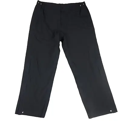 Nike Golf Storm Fit Mens Black Waterproof Ankle Zip Rain Pants Size XL • $23.40