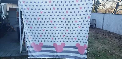 Disney Mickey  Classic Shower Curtain White ~69.5 In X ~71 In • $10