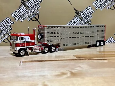 DCP 1/64 Kenworth K100 With Vintage Style Cattle Pot Semi Truck Farm Toy Koppes • $119.95