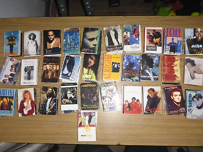 $42.22 • Buy Lot Of 31 Vintage 90s Cassette Tape Singles Cassingles Hip Hop Rap Rock Nirvana