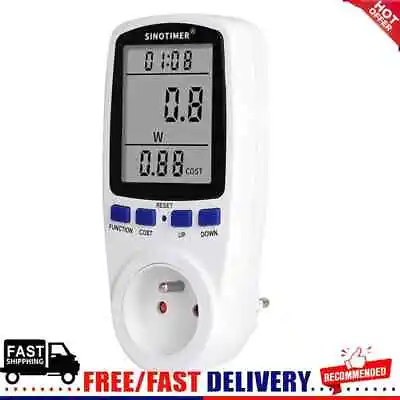 Electricity Monitoring Socket Voltage Wattmeter Power Consumption Energy Meter • $31.13