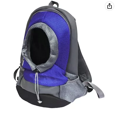 Alfie Pet - Kenya Pet Backpack Carrier W/Adjustable Strap - Color: Blue Size L • $15