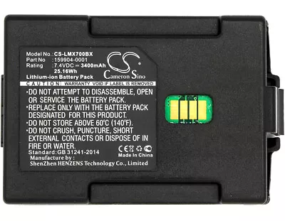 159904-0001  163467-0001 Battery For  LXE MX7     3400mAh / 25.16Wh        NEW • $37.55