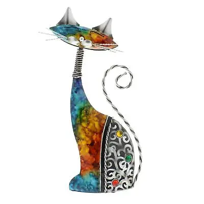 Country Living Hand Painted Metal Ornament Indoor Or Outdoor Statue • £29.95