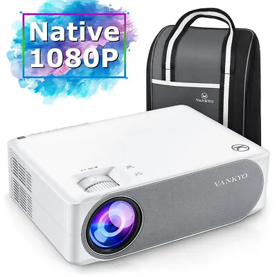Vankyo Performance V630 NATIVE 1080p Home Theater LED Projector 7000:1 - White • $40.80