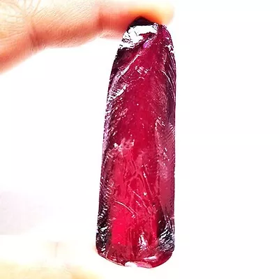 Clear 144 Ct Red Ruby Corundum Rough Lab Created Gemstone • $31.99