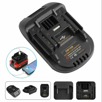 Battery Adapter For Milwaukee 18V Battery Convert To For Makita 18V Tool DM18M • $10.79