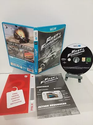 Fast & Furious Showdown Nintendo Wii U Game & Manual And Vip Card Uk Pal Clean • £46.99