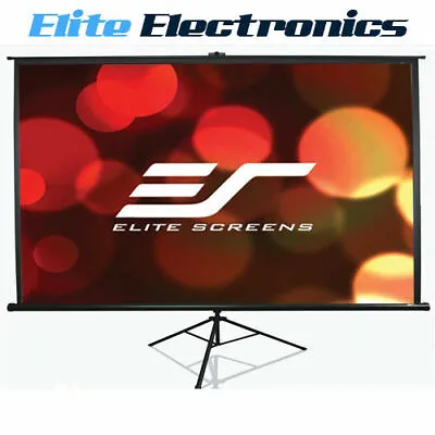 $499 • Buy Elite Screens T120uwh 120  Portable Tripod Projector Screen 16:9 Aspect 1.1 Gain