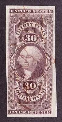 US R51a 30c Foreign Exchange Used F-VF SCV $175 (002) • $92.95