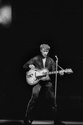 $9 • Buy Johnny Hallyday French Singer 1960 OLD PHOTO
