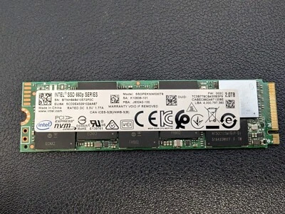 £39 • Buy Intel 660p Series 2TB M.2 SSD NVME