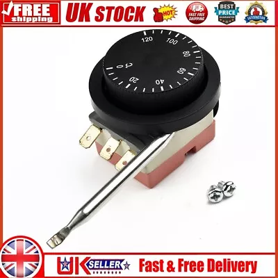 £10.99 • Buy Adjustable Electric Fan Thermostat Switch Radiator Temperature Control-Probe-12V