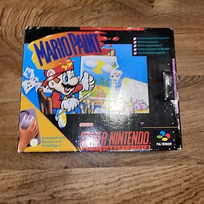 Mario Paint (Super Nintendo Entertainment System 1992) CIB • $100