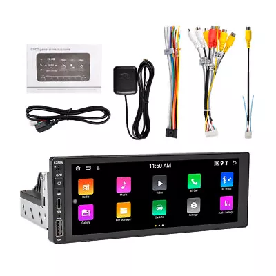 1 Din Car Player GPS Navigation WiFi Stereo Touch Screen Video Auto Autoradio • $125.89