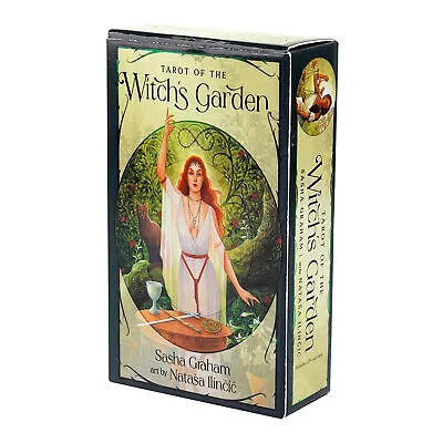 TAROT OF THE WITCHS GARDEN English Divination Tarot Card 78 Cards Vibrant Games • £10.60