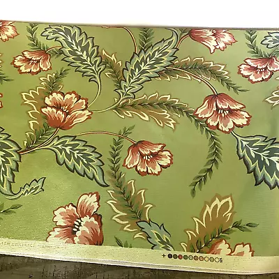 Robert Allen Fabric 53  X 130  Over 10 Yards Damask Upholstery Floral • £96.50