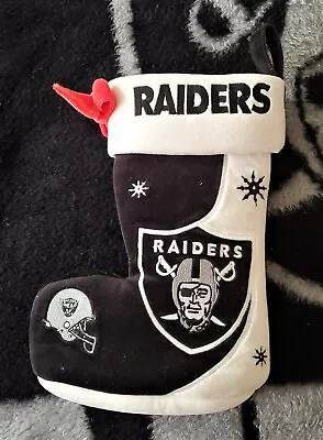 Vintage OAKLAND RAIDERS Holiday Boot Shoe NFL Football Christmas UNUSED • $20