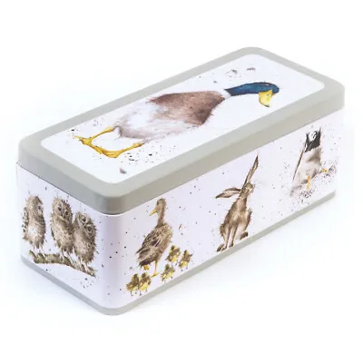 Wrendale Designs Country Illustrated Cracker Storage Tin - Kitchen Accessory • £13.49