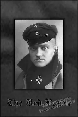 Poster Many Sizes; Red Baron Manfred Albrecht Freiherr Von Richthofen (2 May 18 • $160.11