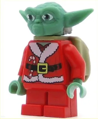 LEGO Star Wars Minifigure Yoda With Backpack Santa Yoda (Genuine) • $34.25