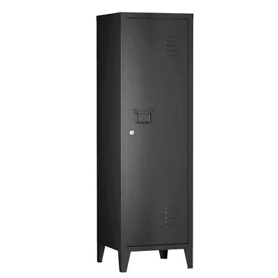 Metal Locker Storage Cabinet50 Inch Lockable Storage Cabinet For Home Garage • $89.99