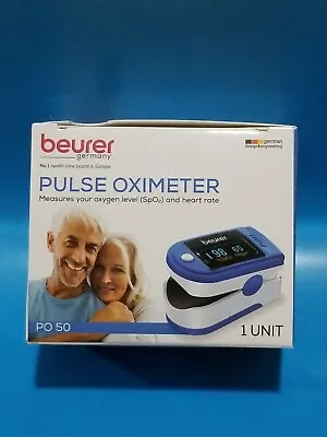 Beurer PO50 Fingertip PULSE OXIMETER Blood Oxygen Saturation Heart Rate Monitor • $10.75