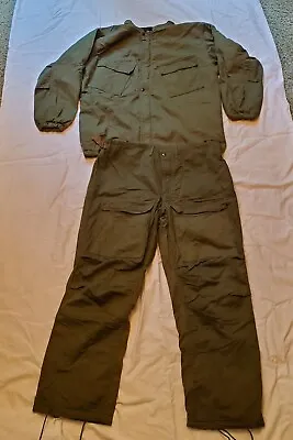 Military Mopp Chemical Protection Suit Jacket And Pants Size Medium • $44.95