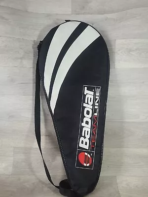 Babolat Tennis Racket Bag / Cover With Shoulder Strap - Black & White • £16.99