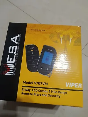 Viper 5707VM 1/4 Mile Range Alarm Remote Start With DB3 Bypass Combo  • $299