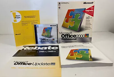 Microsoft Office 2000 Professional - Upgrade For Windows 95 • $35